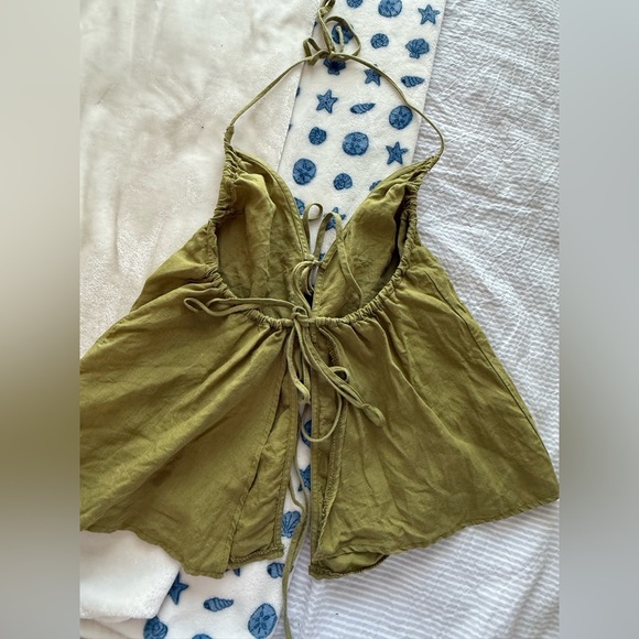 Edikted Olive Green Tank Top - Picture 6 of 7